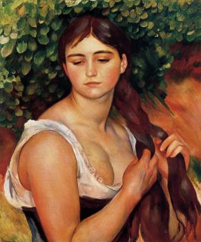 皮埃爾 奧古斯特 雷諾阿 The Braid, Suzanne Valadon